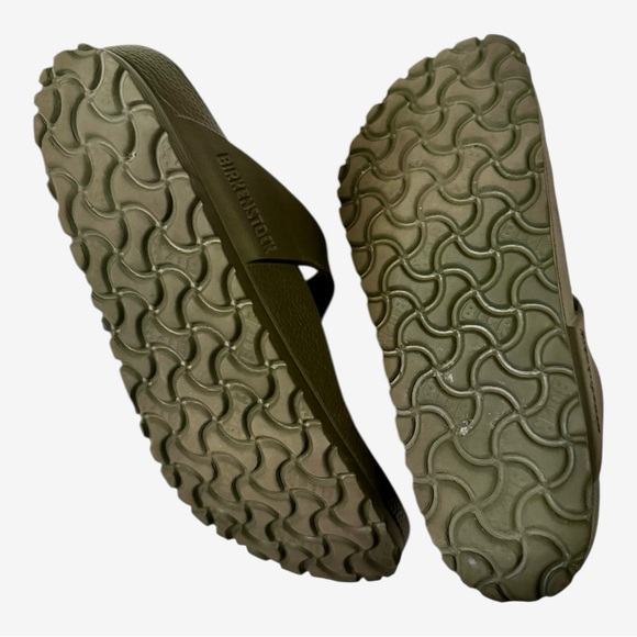 Birkenstock Gizeh Essentials EVA Thong Sandals Khaki EU35 US 4–4.5 EUC - Picture 4 of 5